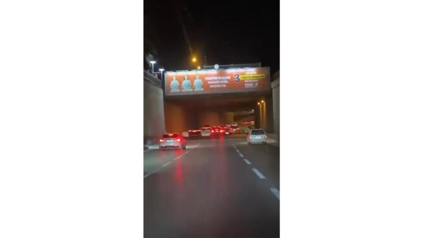 Luks otomobille trafik teroru carpip arkasina bile bakmadan kacti tlSLhHTc